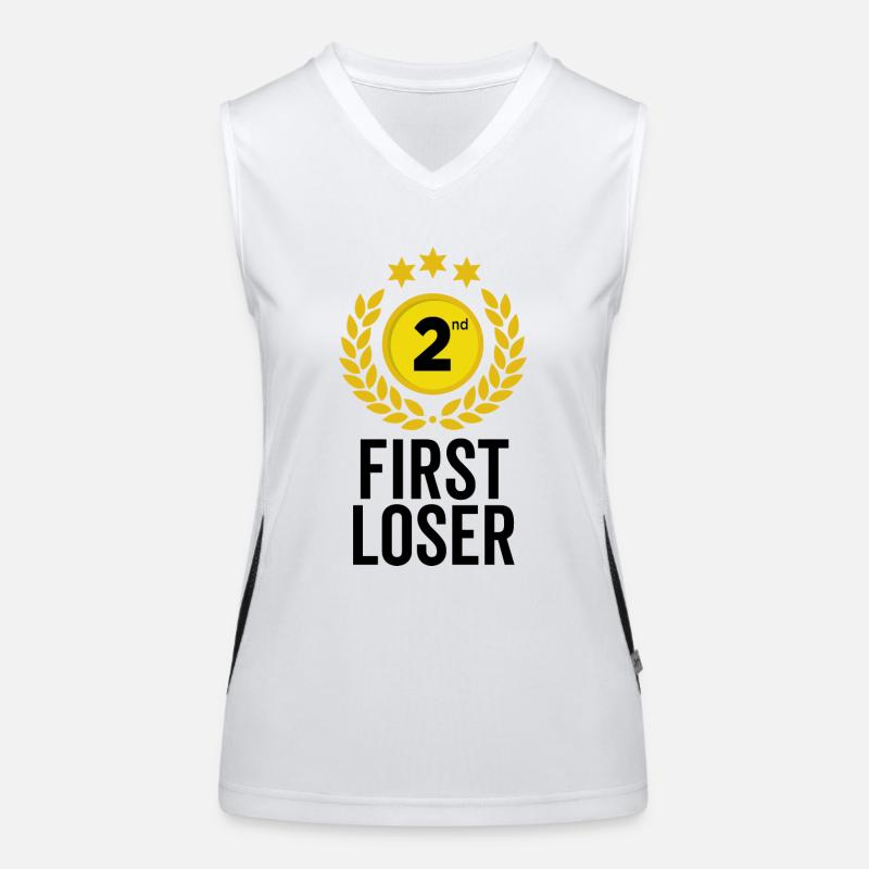 Premier perdant Débardeur respirant contrasté Femme