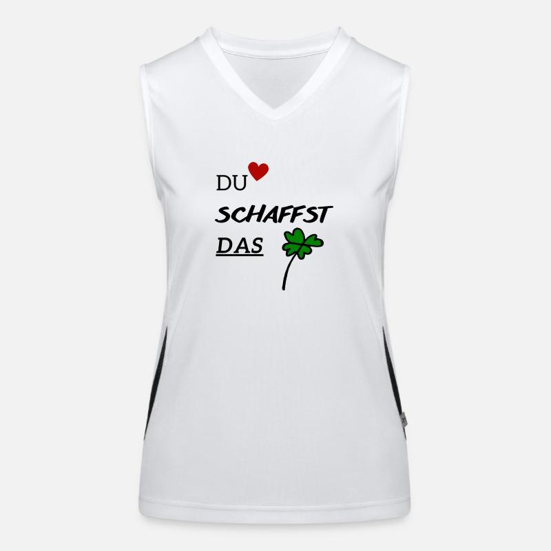 Du schaffst das Funktionelles Kontrast-Tank Top für Frauen