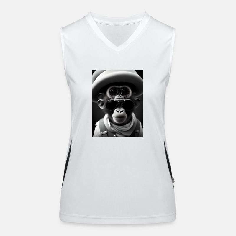 Singe cool Débardeur respirant contrasté Femme