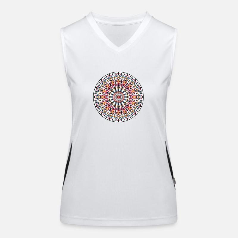 Mandala Débardeur respirant contrasté Femme