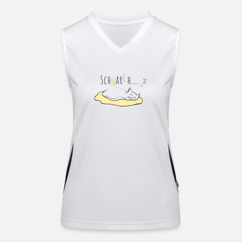 Schnarch.... Funktionelles Kontrast-Tank Top für Frauen
