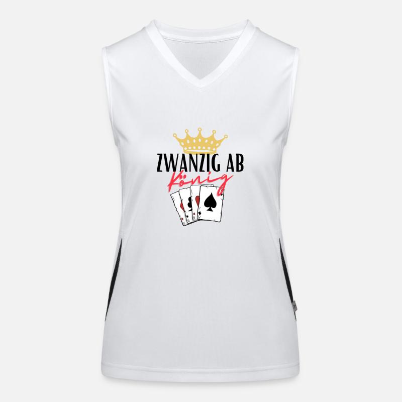 Vingt de King Débardeur respirant contrasté Femme