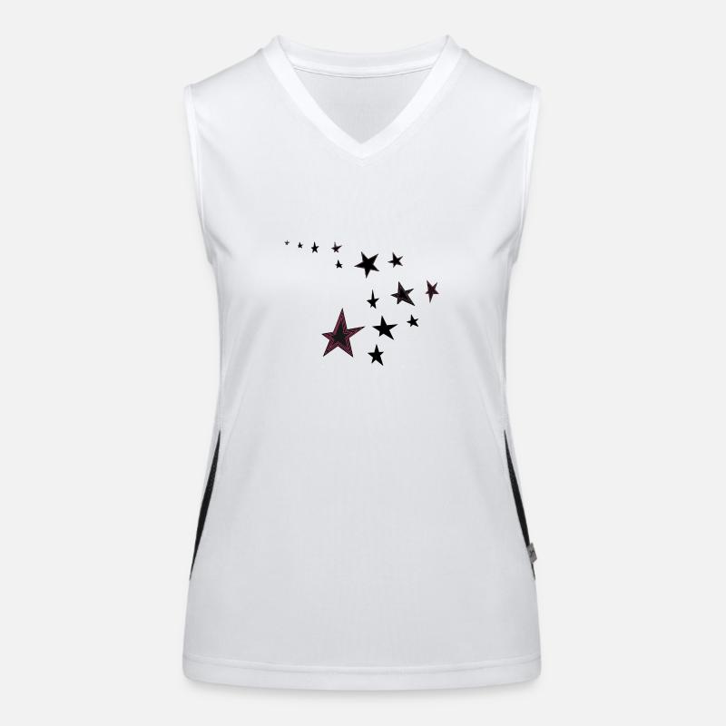 sternchen Funktionelles Kontrast-Tank Top für Frauen