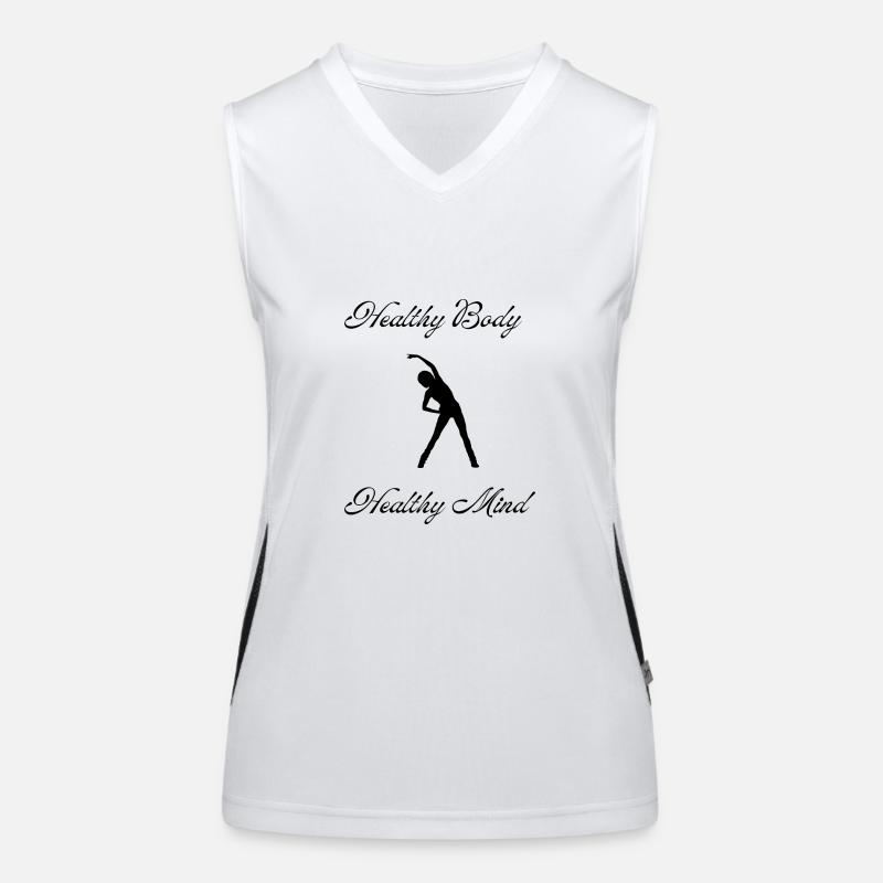 Gesunder Körper Funktionelles Kontrast-Tank Top für Frauen