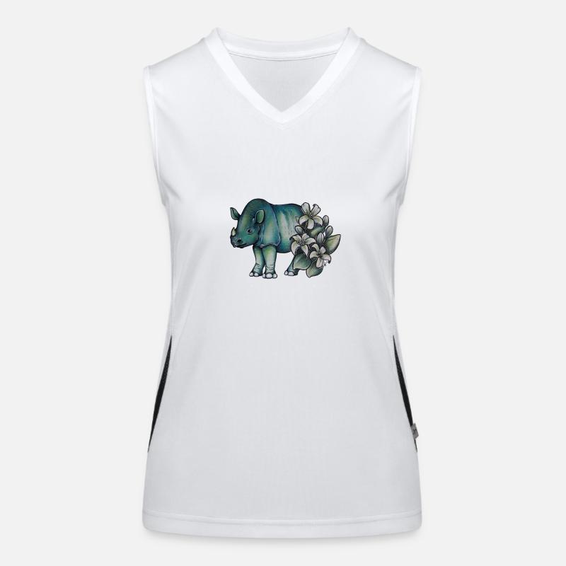Java-Nashorn Funktionelles Kontrast-Tank Top für Frauen