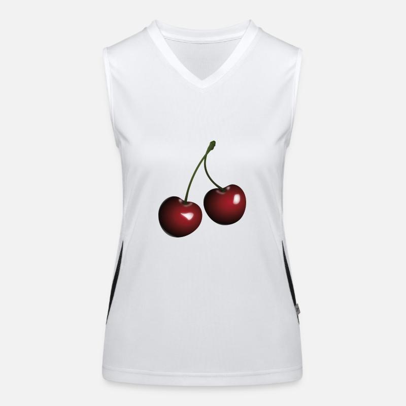 cerises Débardeur respirant contrasté Femme