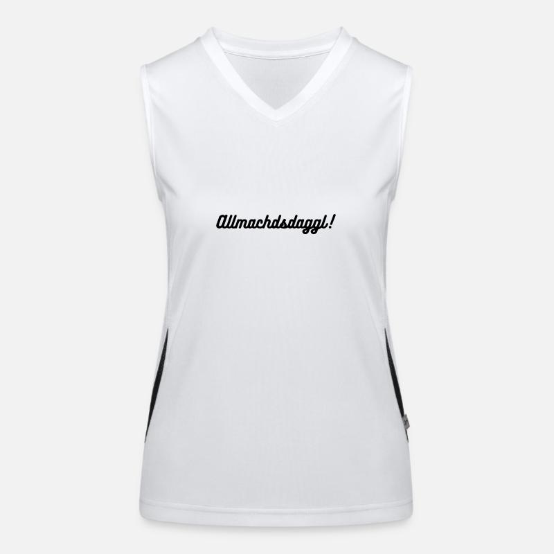 Allmachdsdaggl Funktionelles Kontrast-Tank Top für Frauen