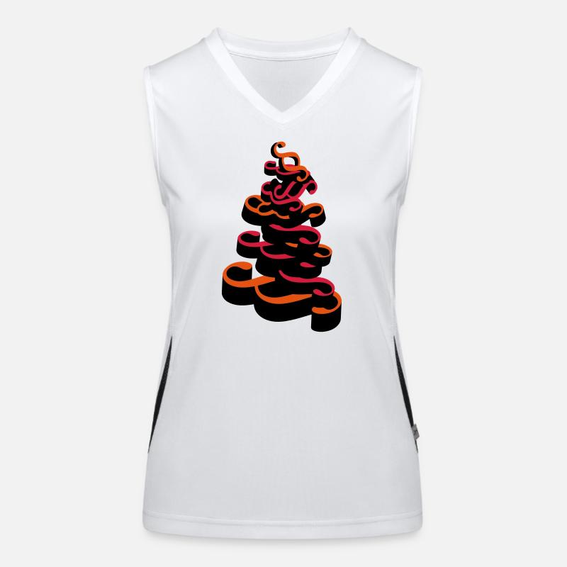 Stacked paragraphs Women's Functional Contrast Tank Top