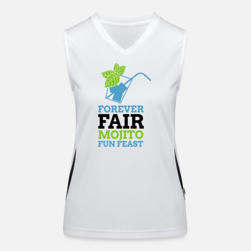 Forever Mojito Feast Women's Functional Contrast Tank Top
