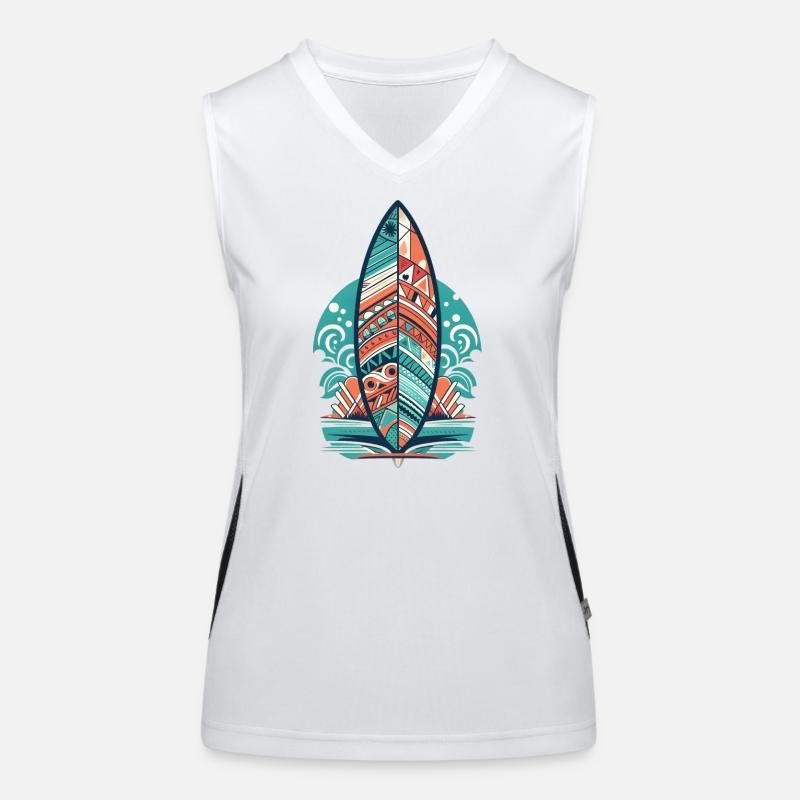 Surfboard Women's Functional Contrast Tank Top