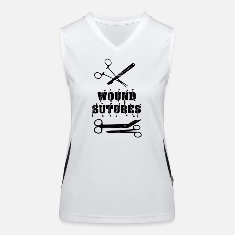 Wound Sutures Women's Functional Contrast Tank Top