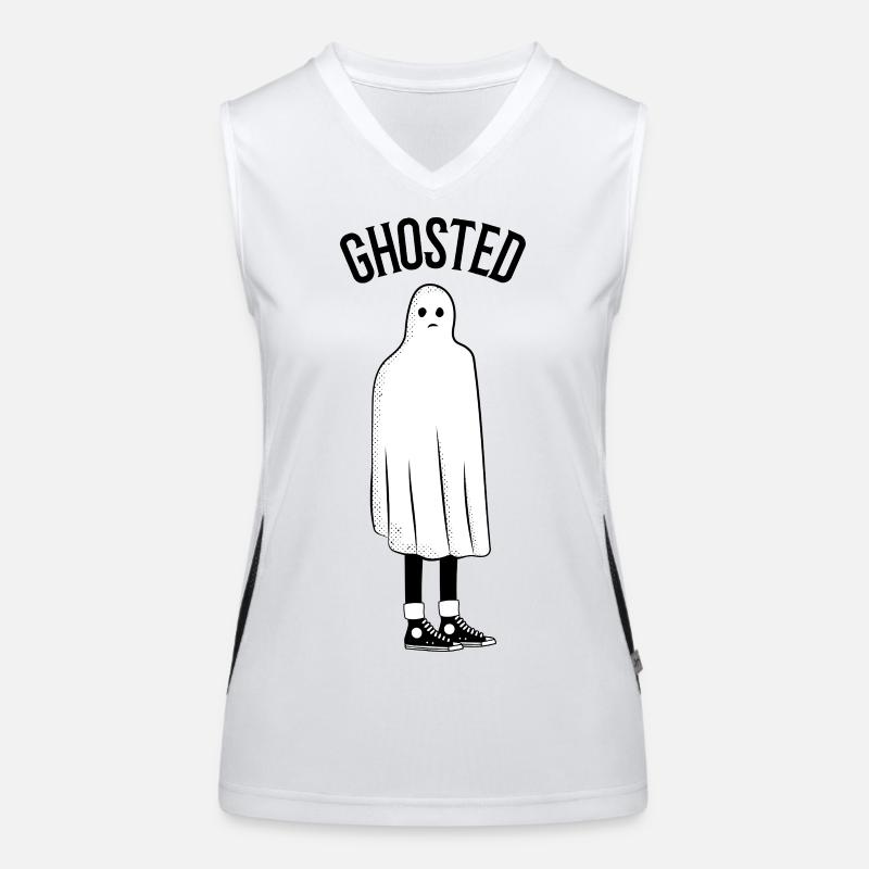 Ghosted Sad Ghost Women's Functional Contrast Tank Top