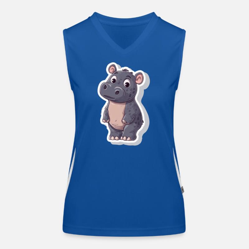 Hippopotame Débardeur respirant contrasté Femme