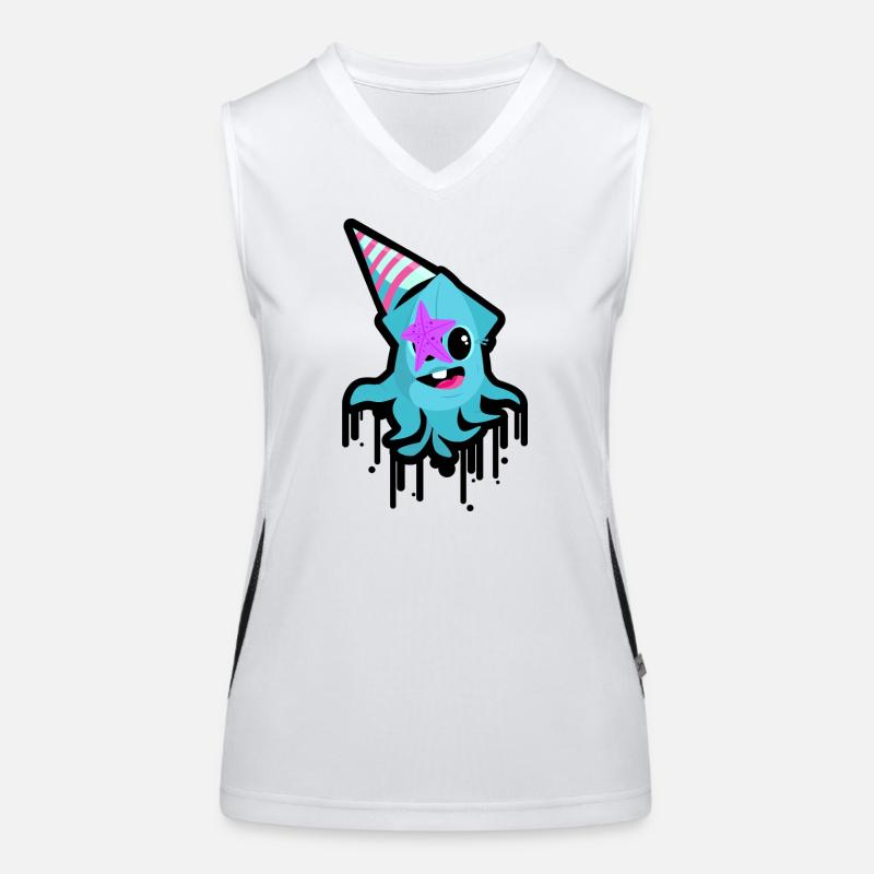 Wild octopus Women's Functional Contrast Tank Top
