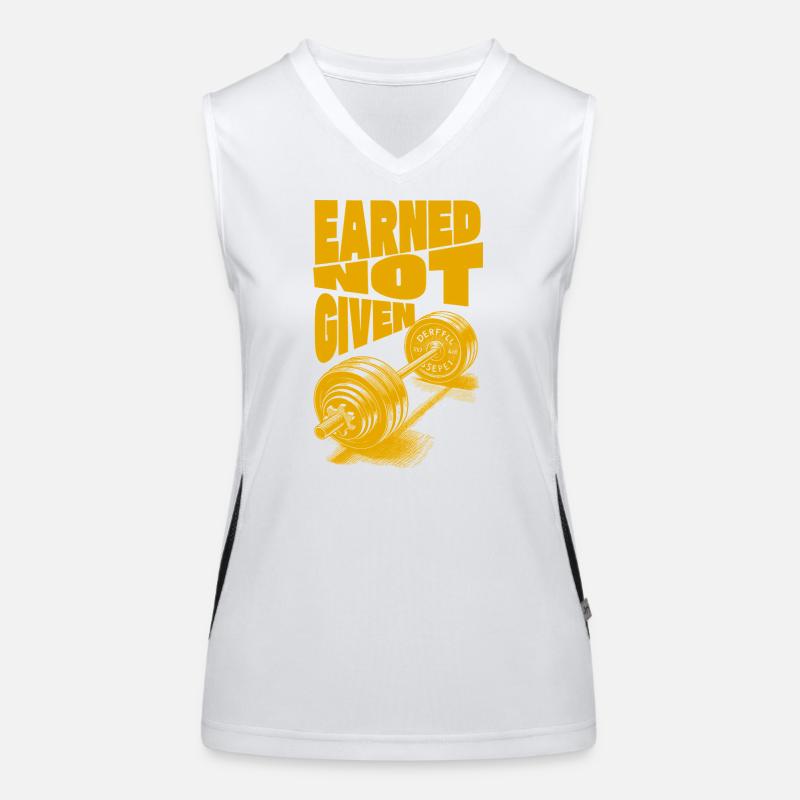 Earned Not Given – Success Through Hard Work Women's Functional Contrast Tank Top
