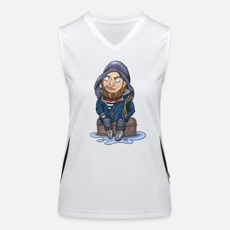 Klabautermann Funktionelles Kontrast-Tank Top für Frauen