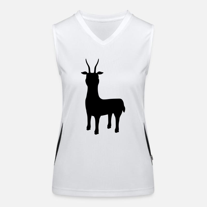 silhouette antelope Letschwe Women's Functional Contrast Tank Top