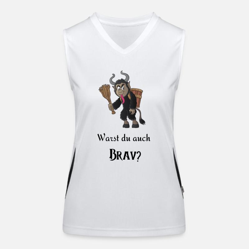 Warst du auch Brav? Funktionelles Kontrast-Tank Top für Frauen