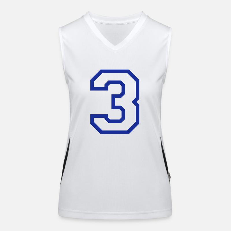 DIE NUMMER DREI - 3 Funktionelles Kontrast-Tank Top für Frauen