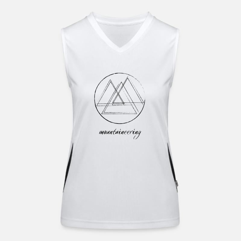 Berge / Mountaineering Funktionelles Kontrast-Tank Top für Frauen