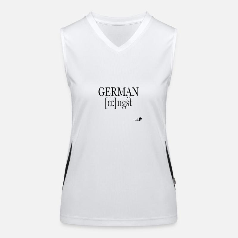 GERMAN ANGST Funktionelles Kontrast-Tank Top für Frauen