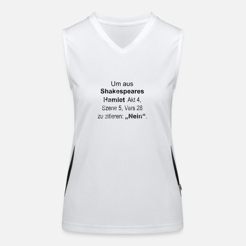 Hamlet Funktionelles Kontrast-Tank Top für Frauen