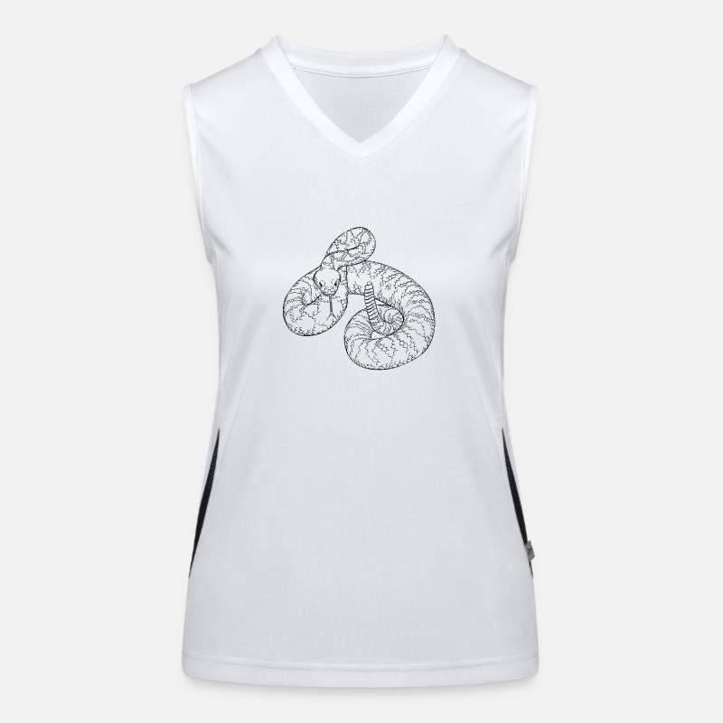 serpent à sonnette Débardeur respirant contrasté Femme