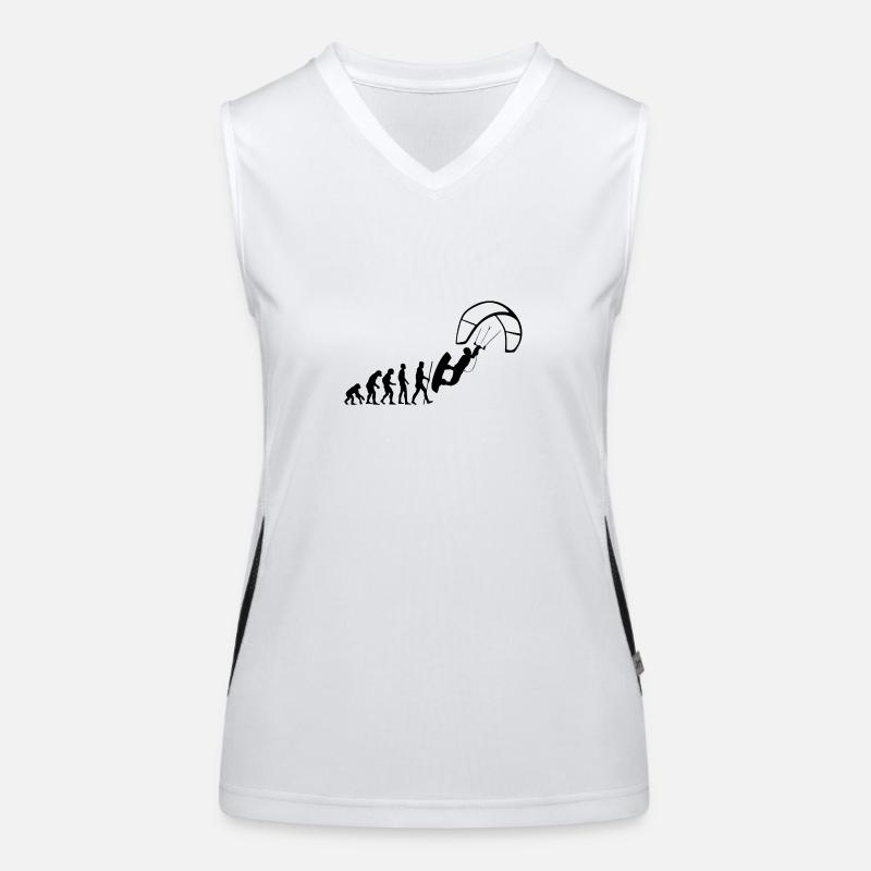 Cerf-volant Evolution Débardeur respirant contrasté Femme