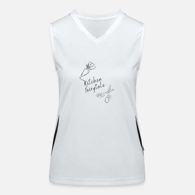 Küchen Märchen / Leidenschaft Kochen und Backen Funktionelles Kontrast-Tank Top für Frauen