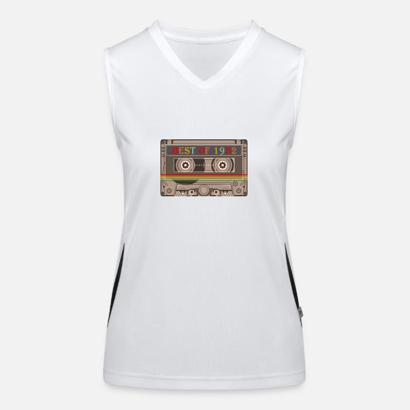 1982 Funktionelles Kontrast-Tank Top für Frauen