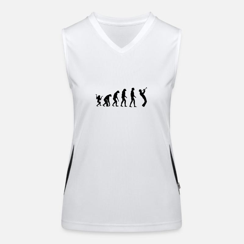 évolution trompette Débardeur respirant contrasté Femme