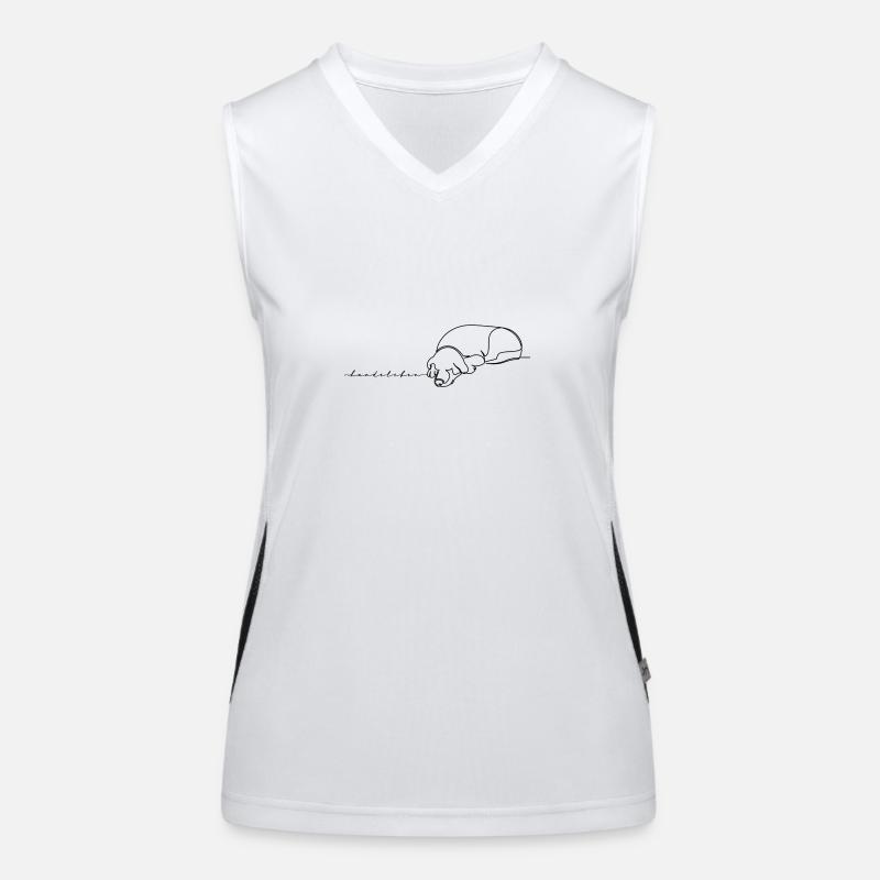 Hundeleben Unisex Casper Funktionelles Kontrast-Tank Top für Frauen