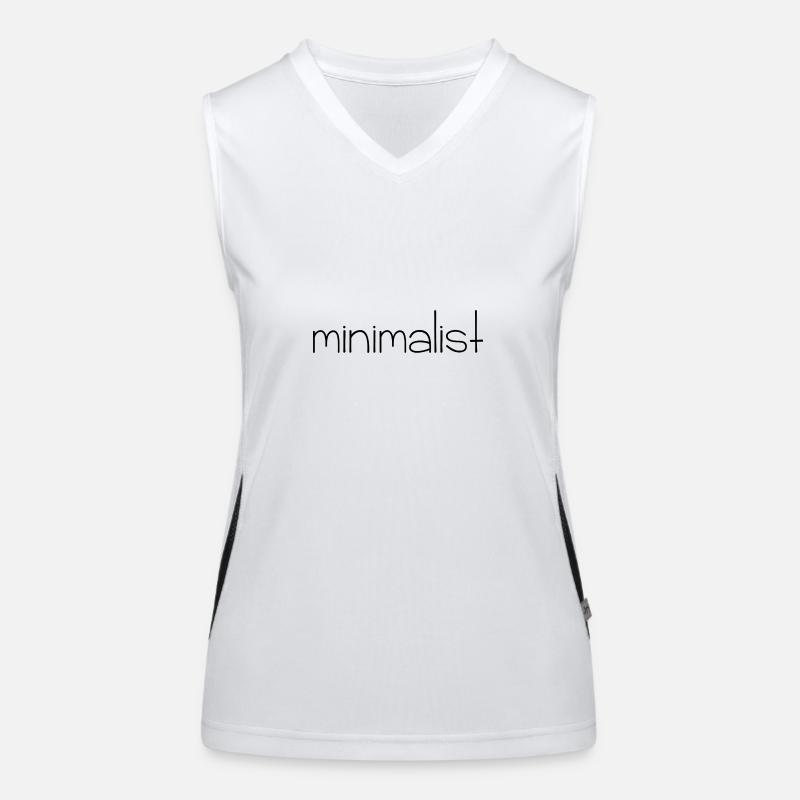 minimaliste Débardeur respirant contrasté Femme