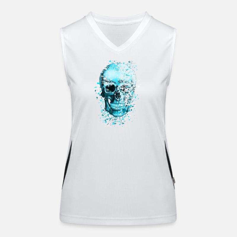 skull Women's Functional Contrast Tank Top