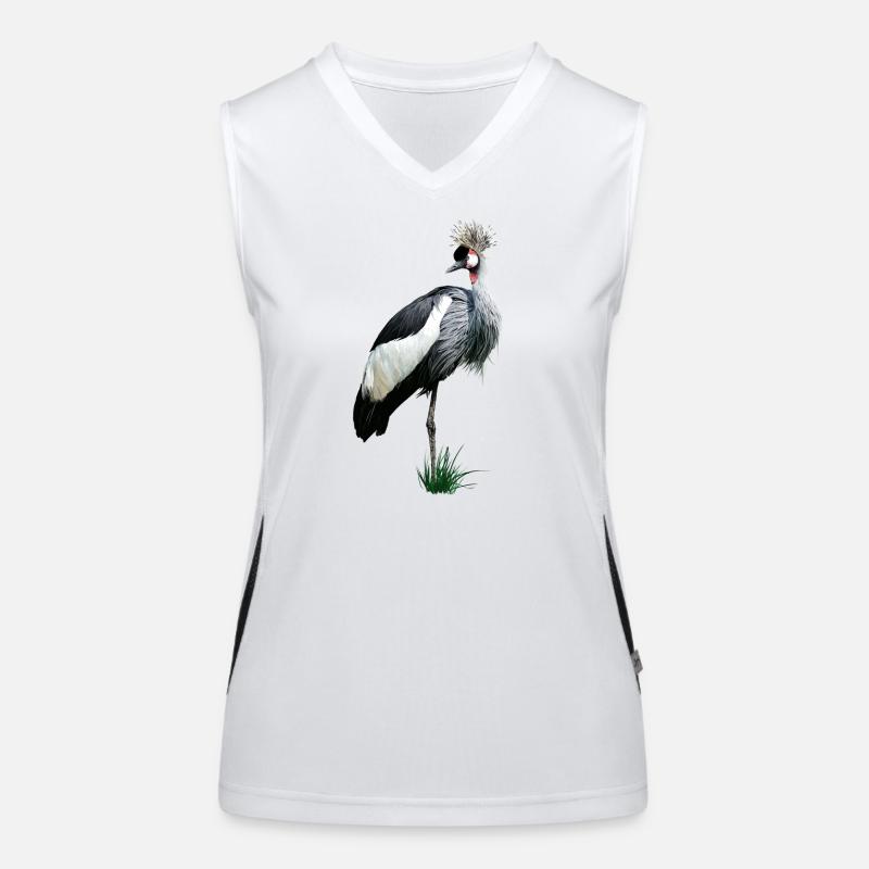 Crown crane Women's Functional Contrast Tank Top