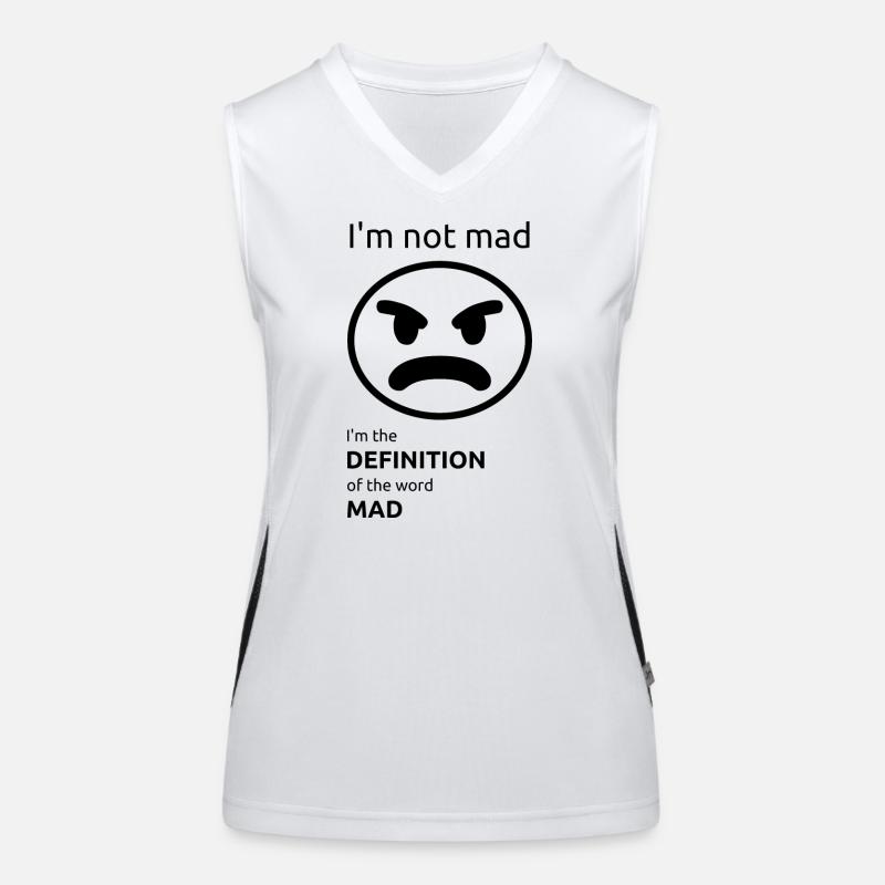 I'm not mad Women's Functional Contrast Tank Top