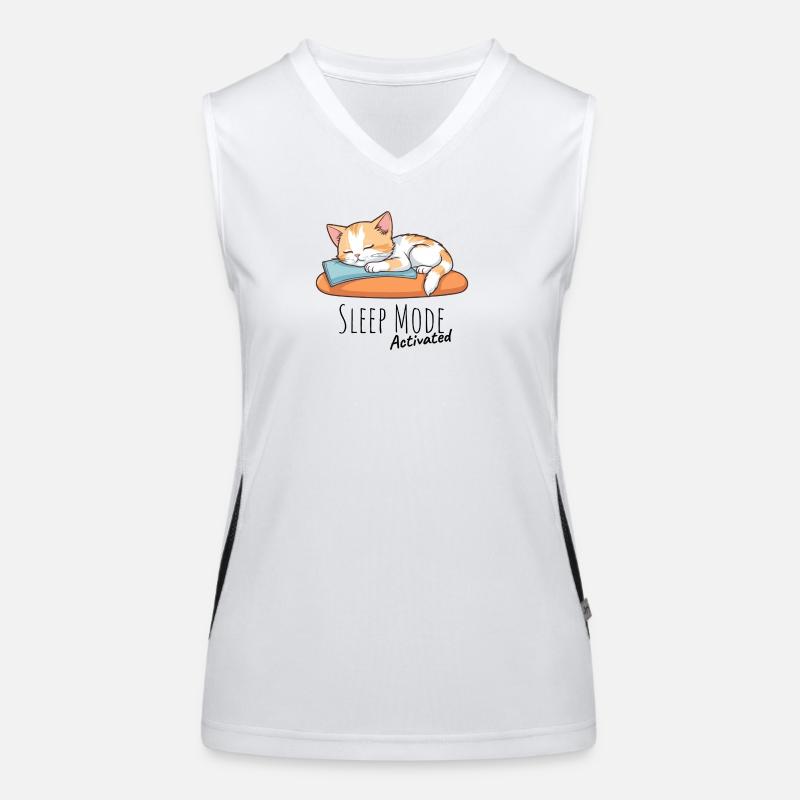 Sleep Mode Activated Funktionelles Kontrast-Tank Top für Frauen