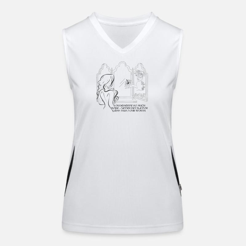 Mirror of self-esteem Women's Functional Contrast Tank Top
