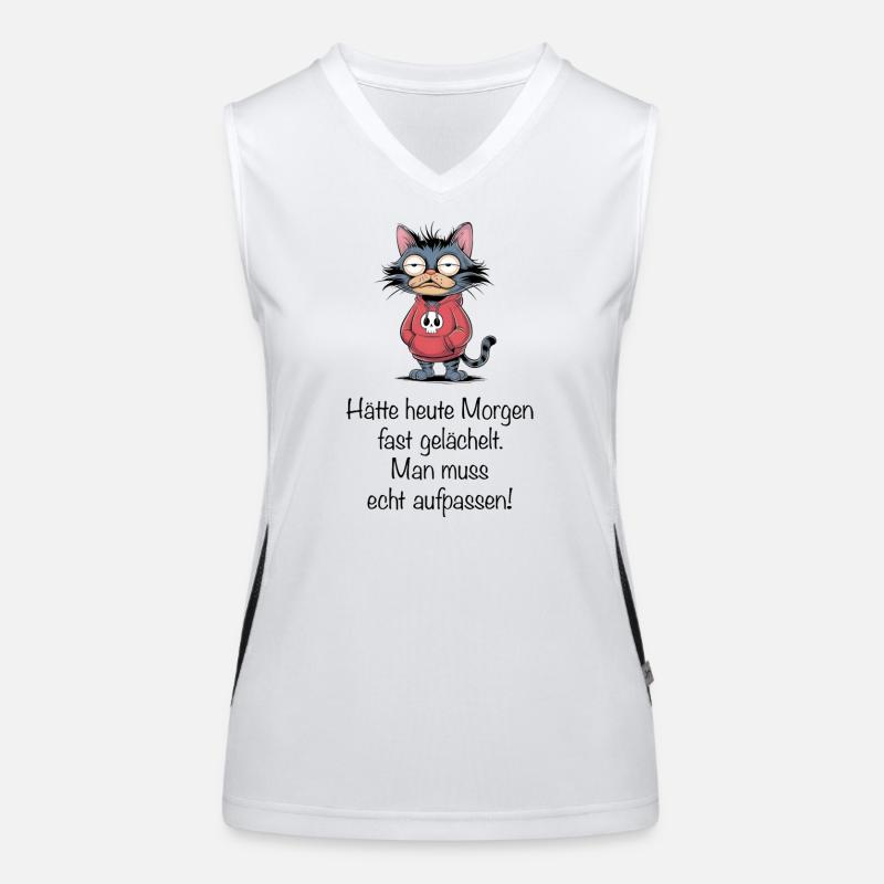 Almost smiled – lucky! Women's Functional Contrast Tank Top