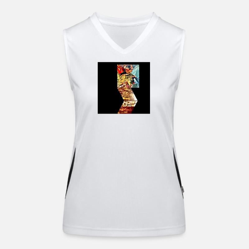 Tansi Dance Funktionelles Kontrast-Tank Top für Frauen