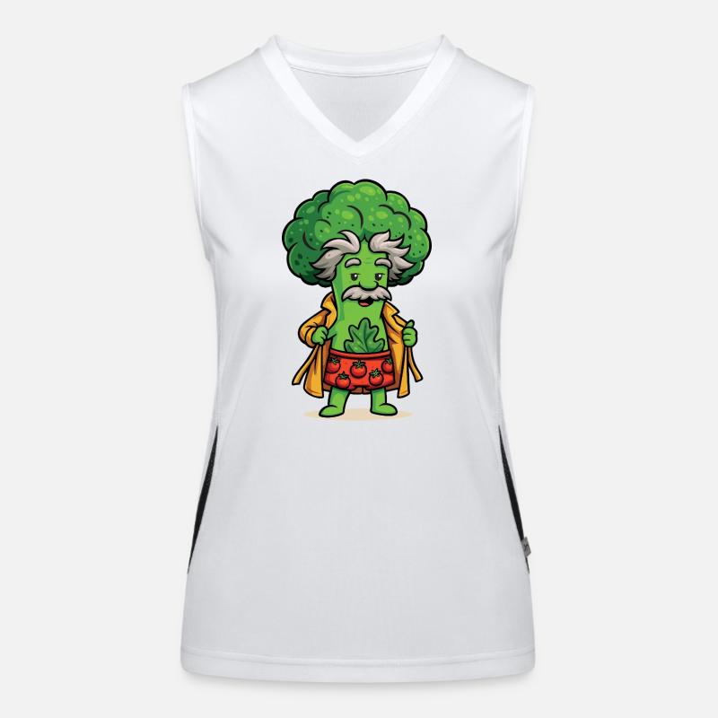 Einstein Broccoli Women's Functional Contrast Tank Top