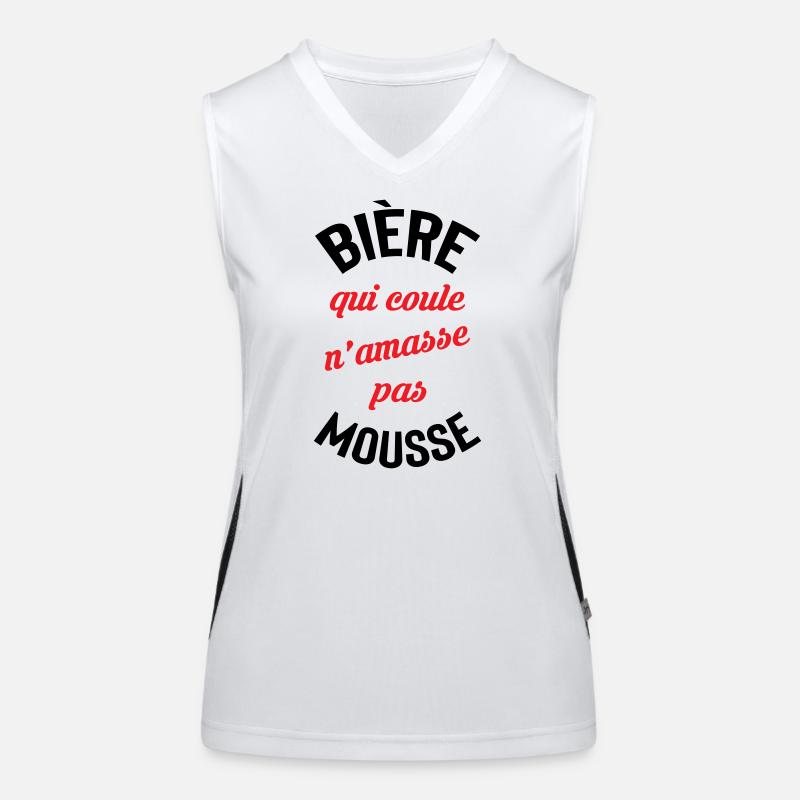 Rolling beer doesn't build foam Women's Functional Contrast Tank Top