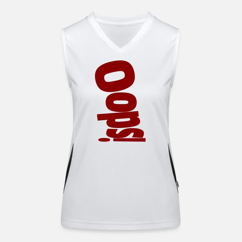 Oops Fall Funktionelles Kontrast-Tank Top für Frauen