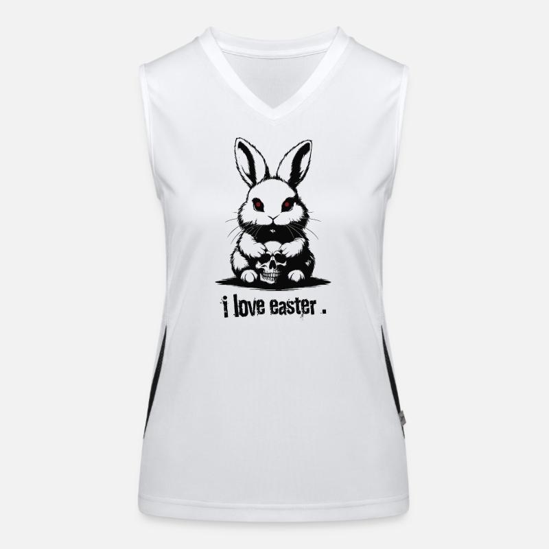 Eeaster Bunny Funktionelles Kontrast-Tank Top für Frauen