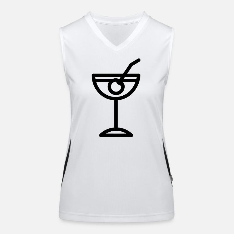 cocktail Débardeur respirant contrasté Femme