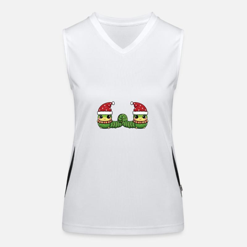 L’équipe de Noël Worm Débardeur respirant contrasté Femme