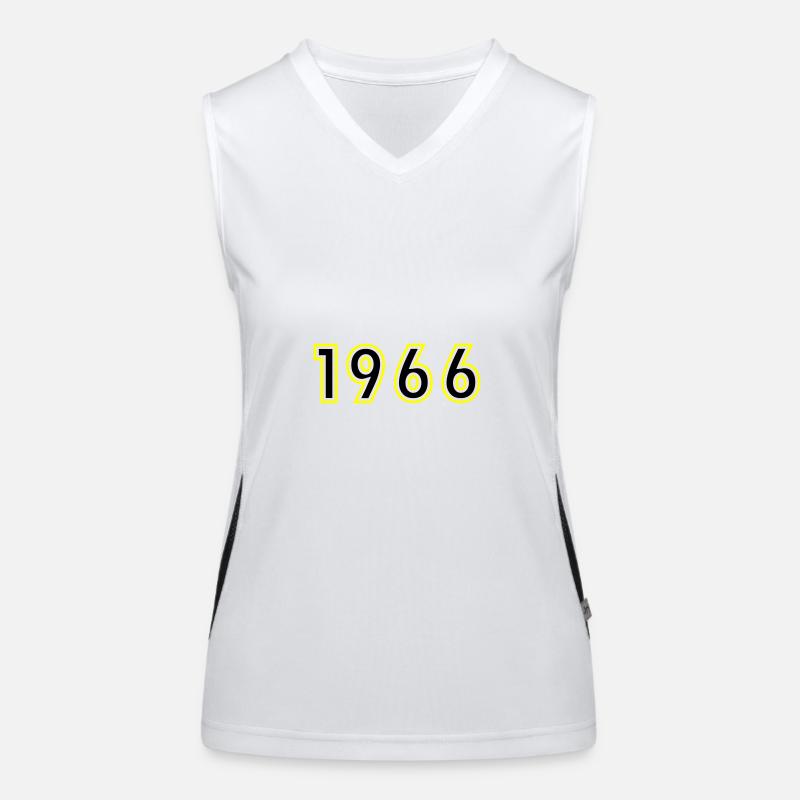 1966 Jahr Geburtstag Funktionelles Kontrast-Tank Top für Frauen
