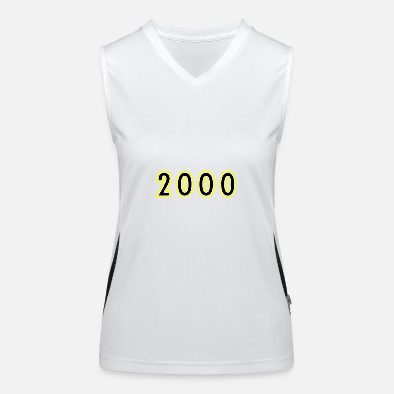 2000 Year Birthday Women's Functional Contrast Tank Top