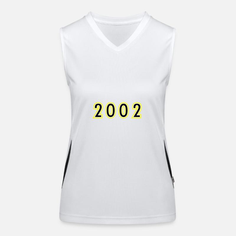 2002 Year Birthday Women's Functional Contrast Tank Top