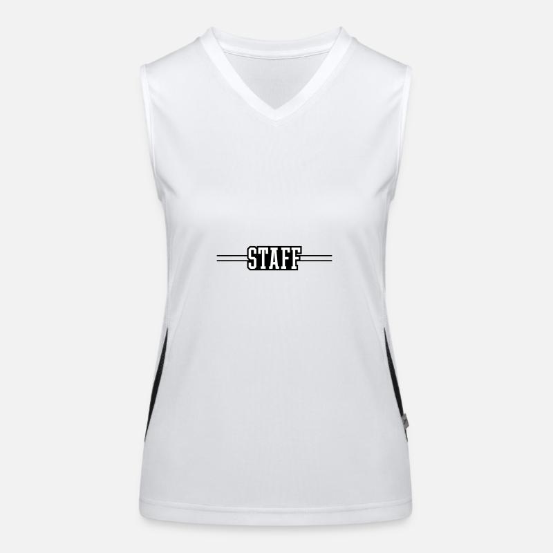 Staff Mitglied Funktionelles Kontrast-Tank Top für Frauen
